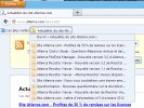 Exemple de flux RSS d'Atlence.com dans Firefox