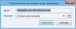 Ajout d'un nouveau marque-page dynamique dans Firefox