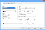 Change the line styles in Apache OpenOffice.org