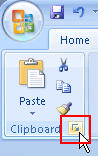 Display the Office Clipboard task pane