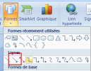 Créer des flèches dans Microsoft Word 2010