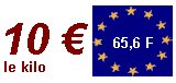 Exemple d'étiquette créée avec EuroFranc