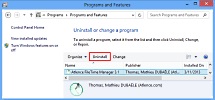 Add or remove programs in Windows
