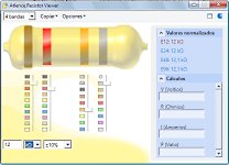 En Atlence Resistor Viewer, se puede mostrar la resistencia horizontalmente