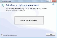 Atlence Updater comprueba que usted tiene la Ãºltima versiÃ³n de nuestro software