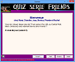 Example of a quiz on the Friends sitcom created with Atlence Click'n Study