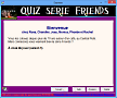 Exemple d'un quiz sur la série Friends créé avec Atlence Click'n Study