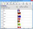 Atlence Click'n Study user interface which looks like a spreadsheet